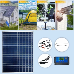 Solar Panel Kit Complete100A Controller USB Port